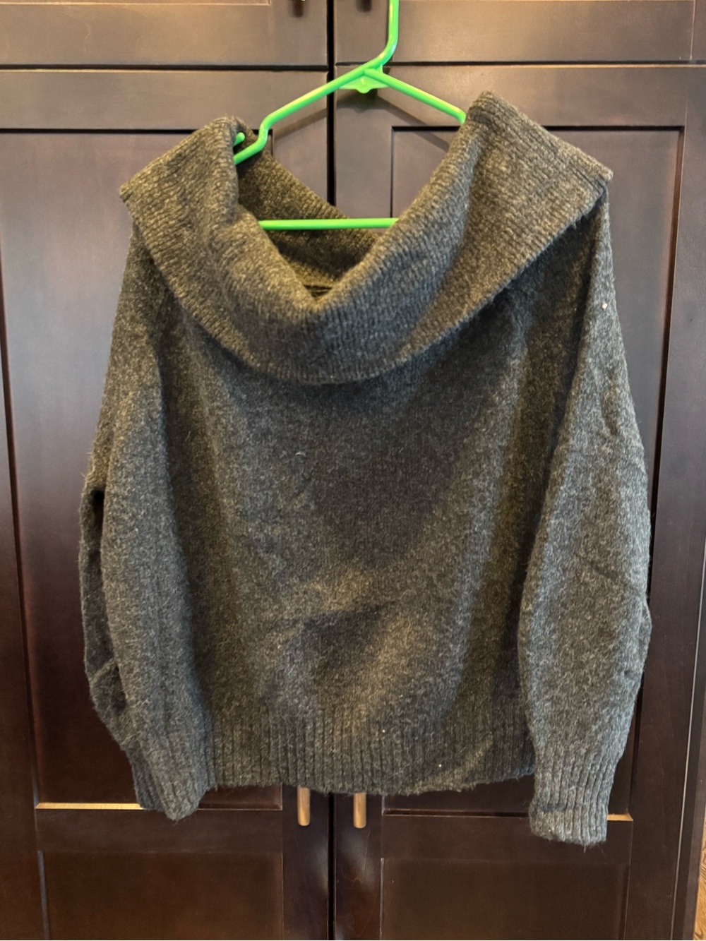 H&M Charcoal Cowl Neck Sweater